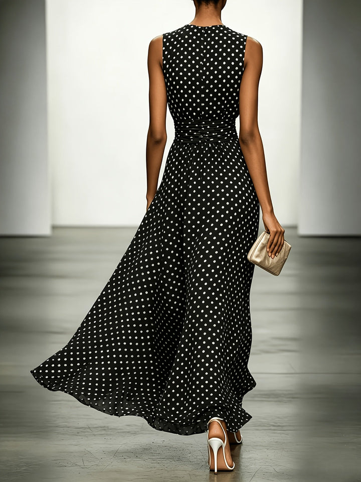Colleen | Polka Dot Maxi Dress