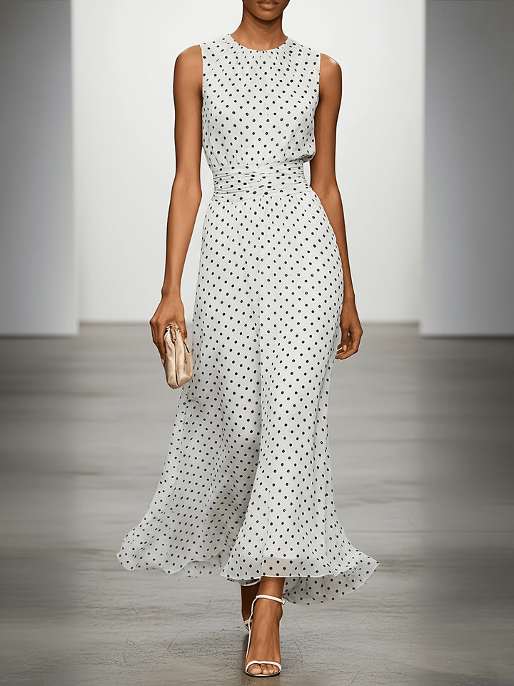 Colleen | Polka Dot Maxi Dress