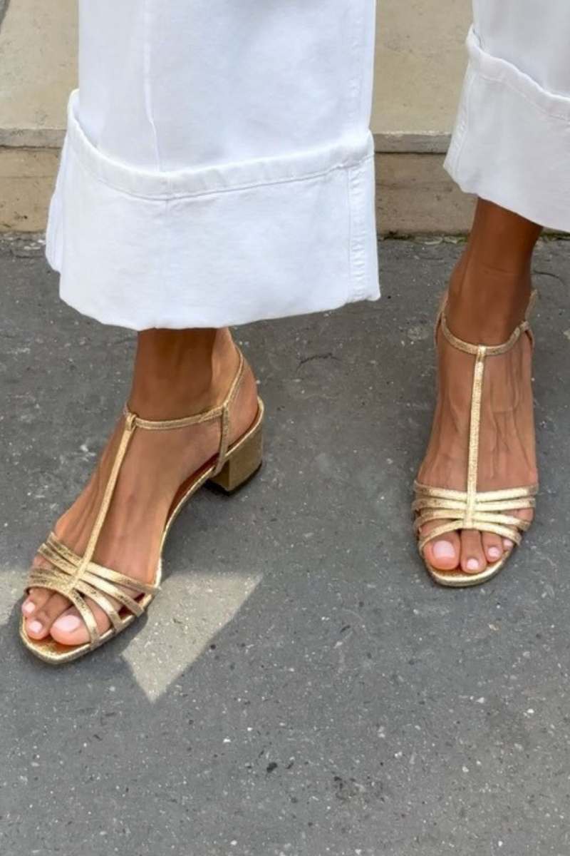 Marisa | Golden Everyday Elegance Sandals