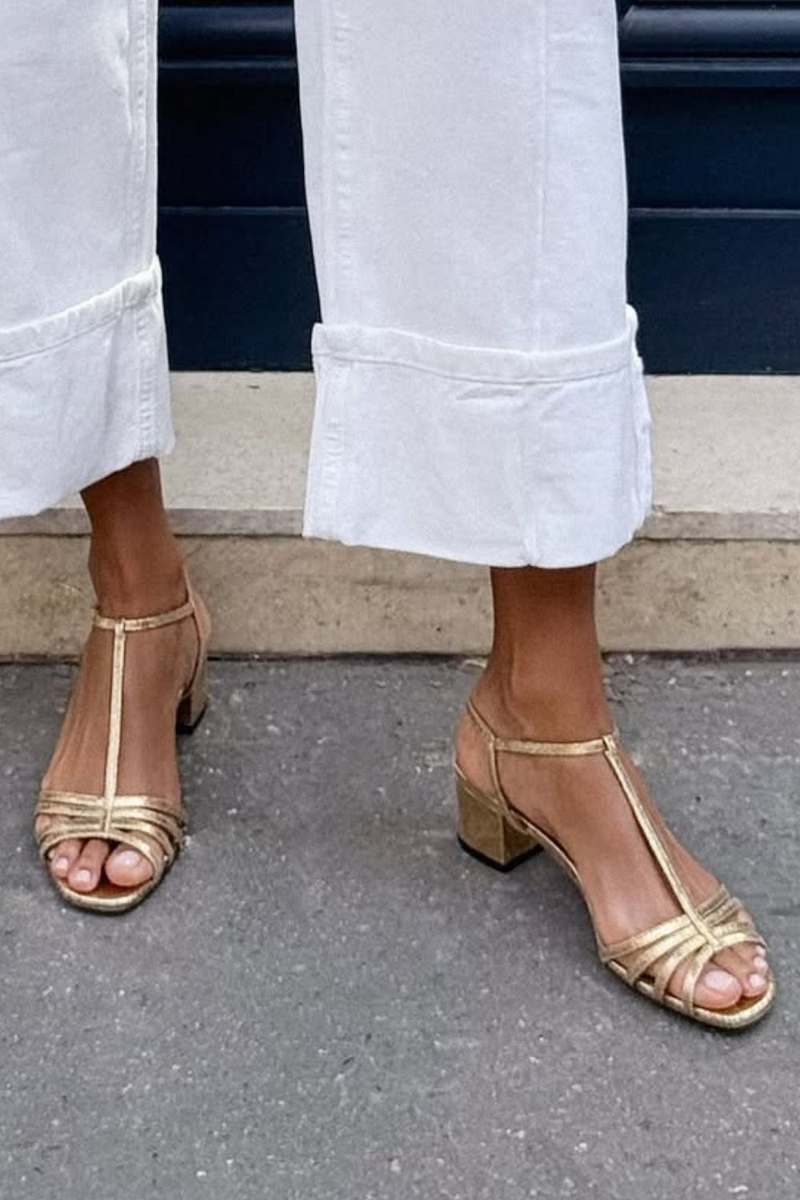 Marisa | Golden Everyday Elegance Sandals