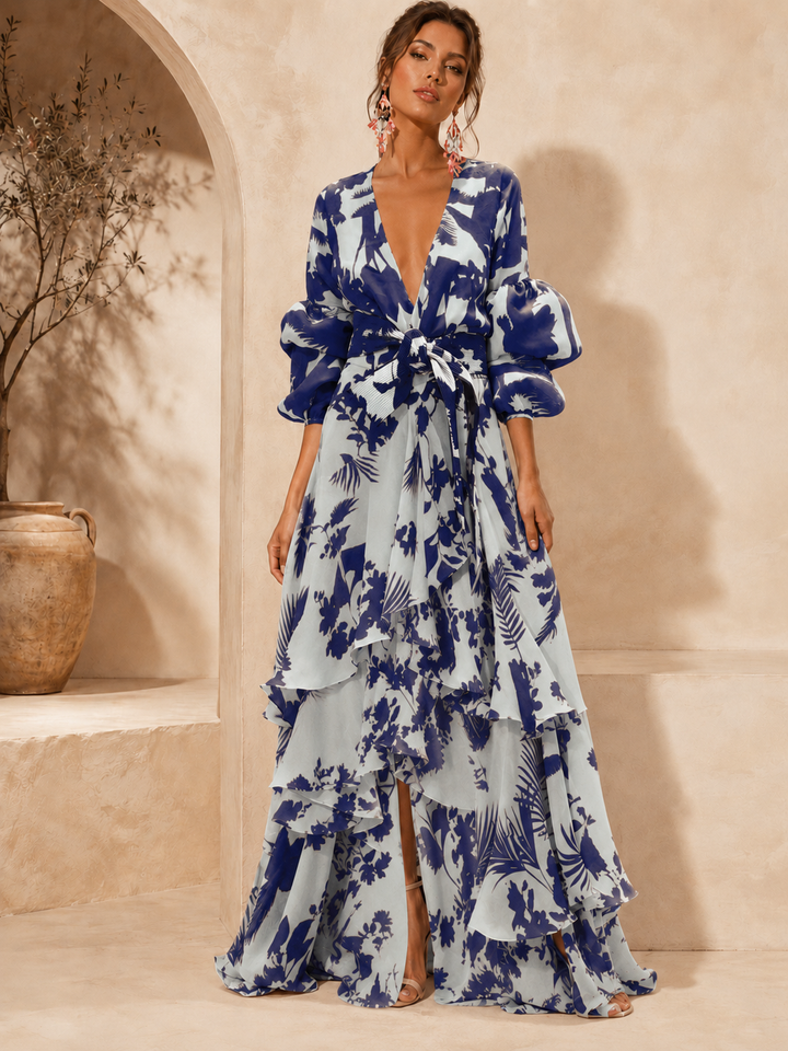 Constance | Floral Tiered Maxi Dress