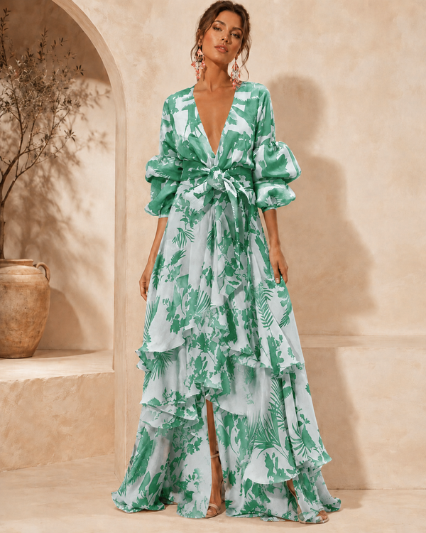 Constance | Floral Tiered Maxi Dress