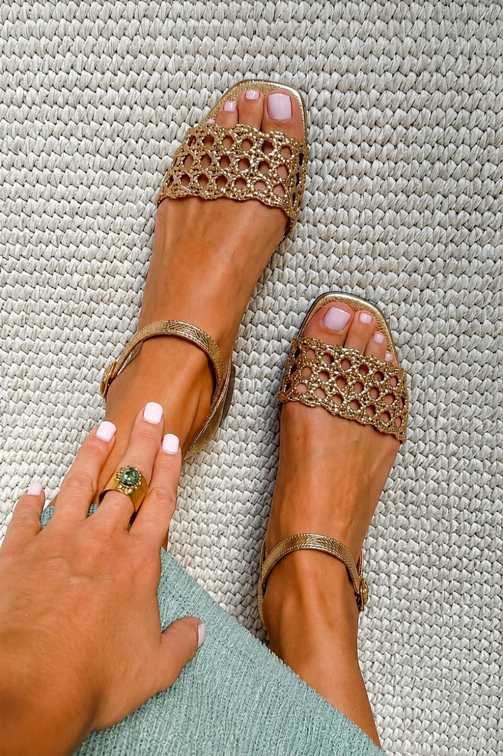 Camila | Golden Summer Enchantment Sandals