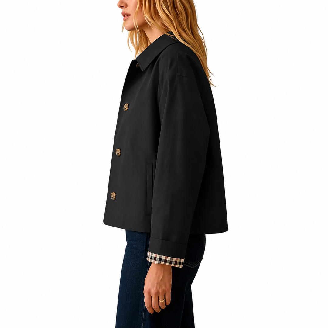 Monroe | Cropped Trench Coat