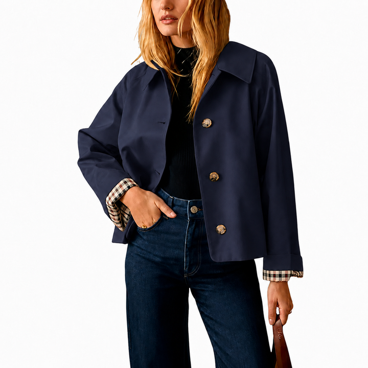 Monroe | Cropped Trench Coat