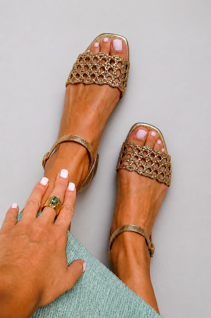 Camila | Golden Summer Enchantment Sandals