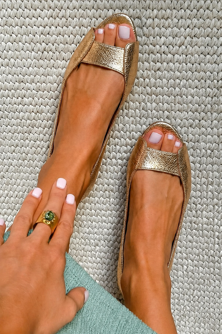 Naya | Golden Comfort Chic Sandals