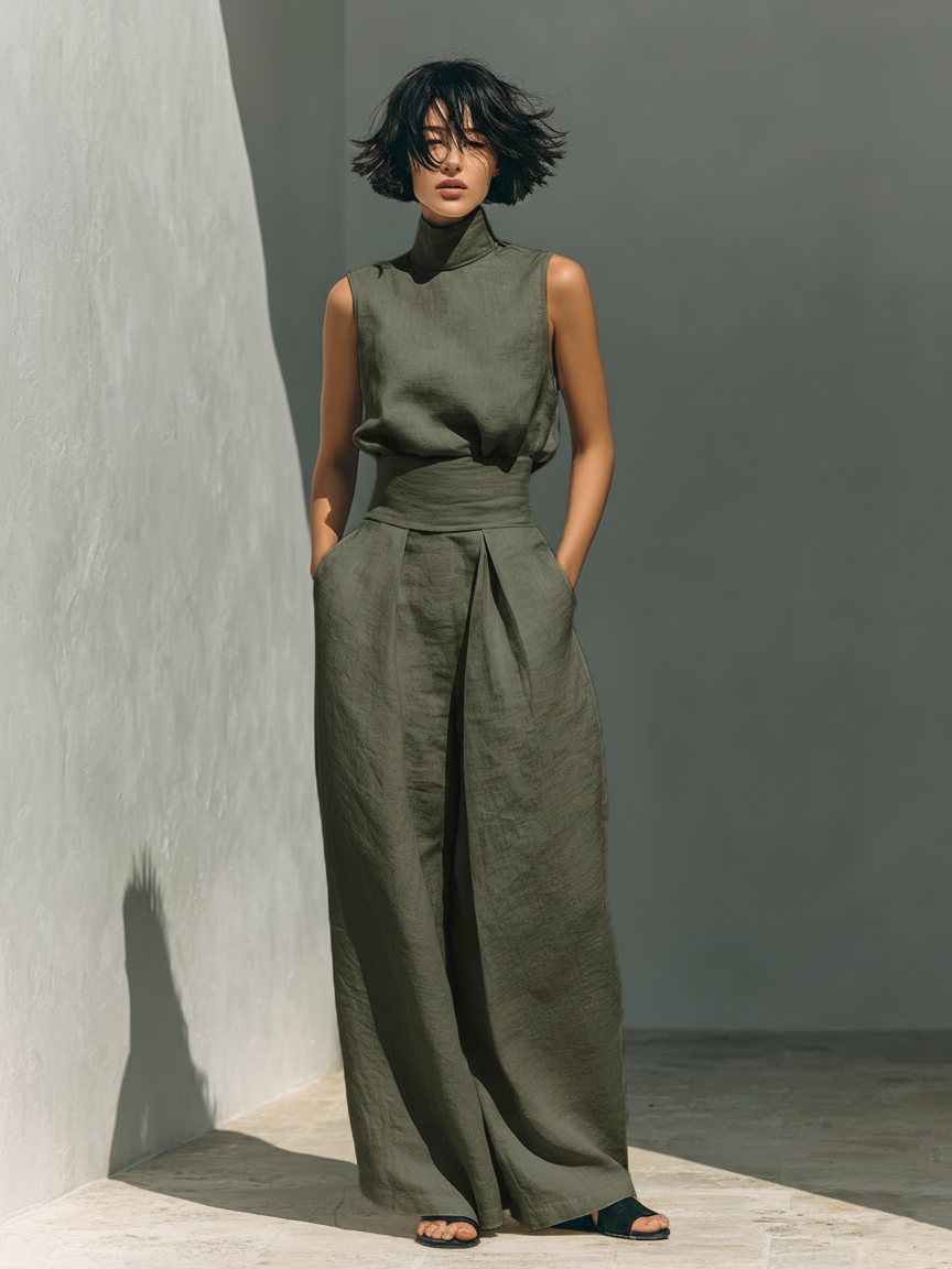 Sheila | Wide Leg Two Piece Set