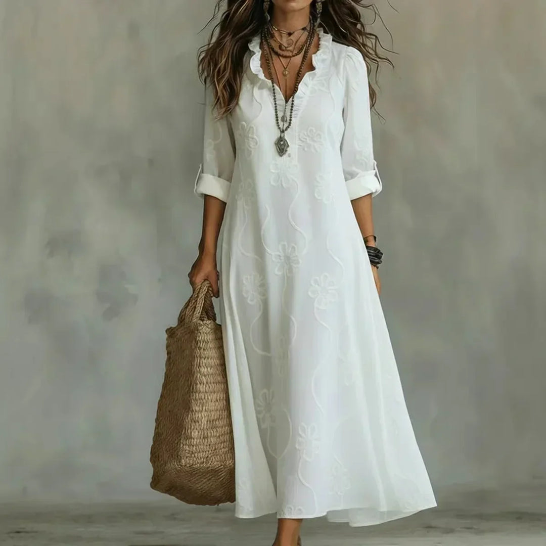Sienna | Floral Waist-Slimming Summer Dress