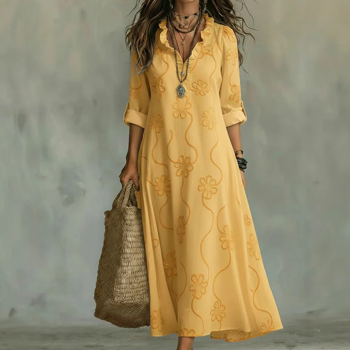 Sienna | Floral Waist-Slimming Summer Dress