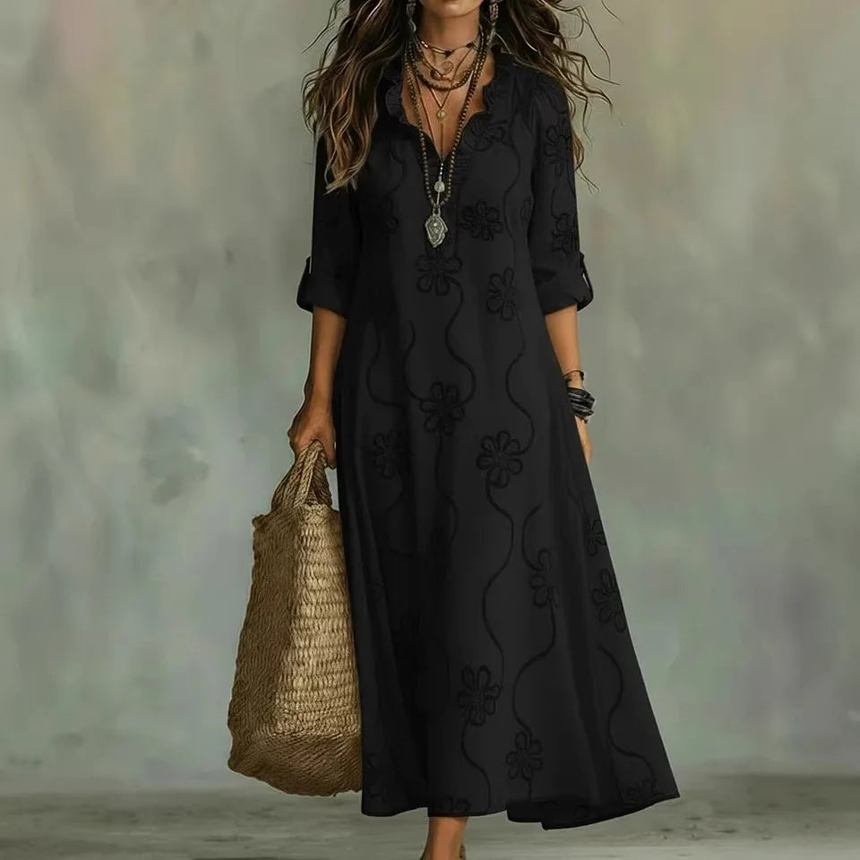 Sienna | Floral Waist-Slimming Summer Dress