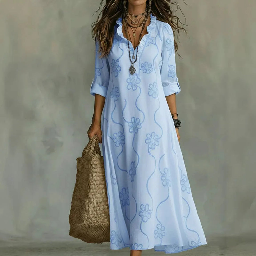 Sienna | Floral Waist-Slimming Summer Dress