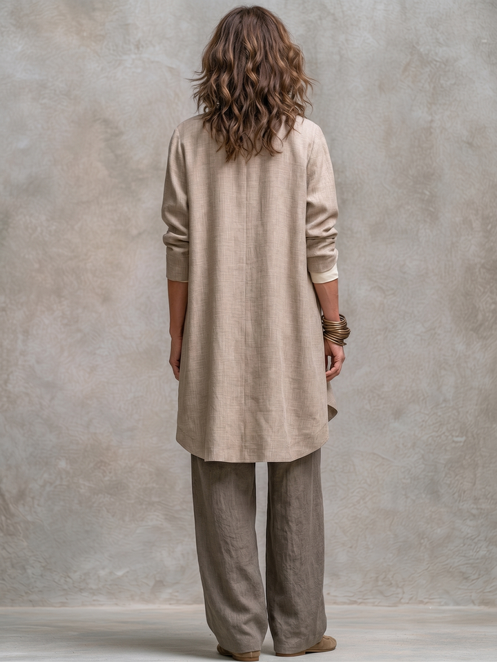 Edwina | Three-Piece Wide-Leg Suit Set