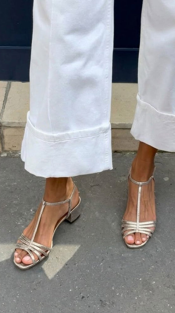 Marisa | Golden Everyday Elegance Sandals
