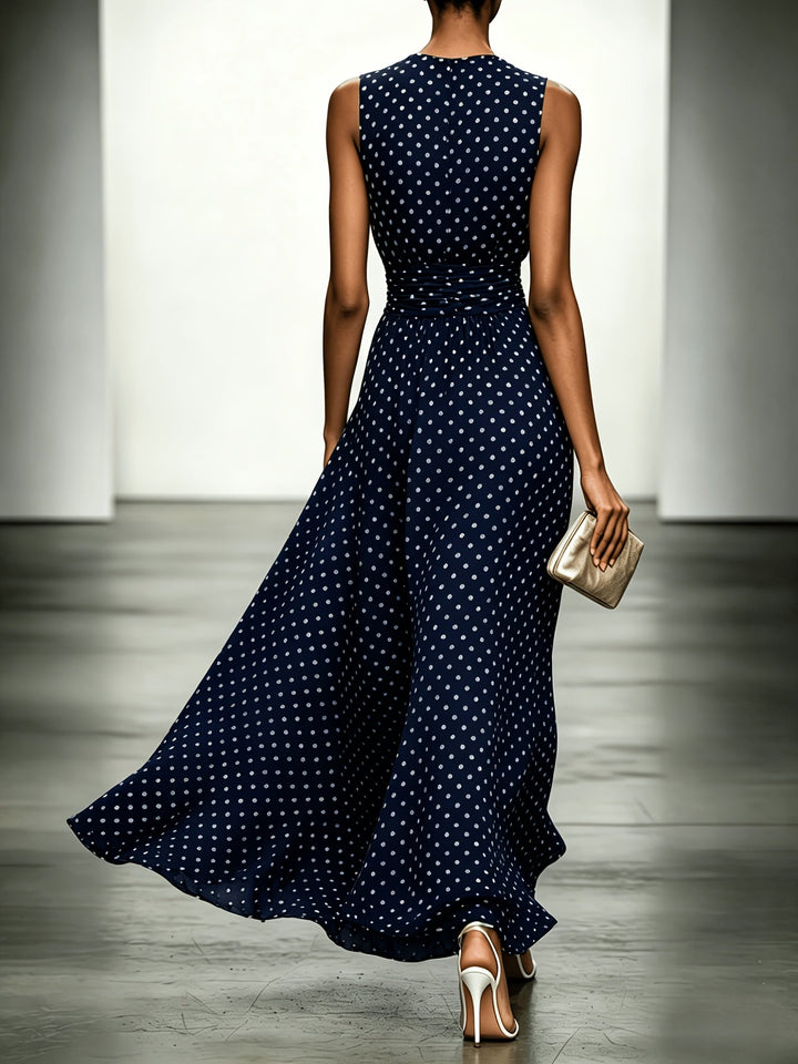 Colleen | Polka Dot Maxi Dress