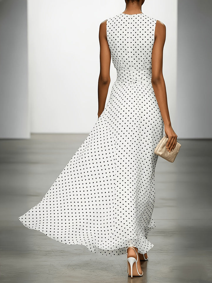 Colleen | Polka Dot Maxi Dress