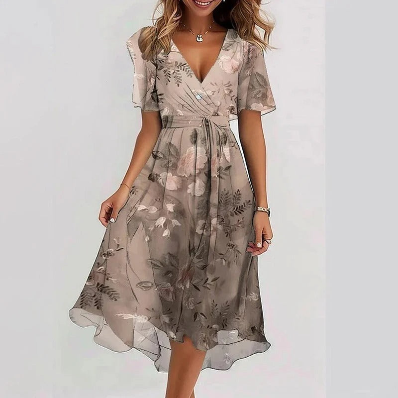 Yara | Elegant Colorful Dress