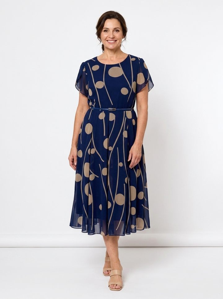 Dorothy | Polka Dot Midi Dress